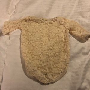 One Pieces - Lace newborn onesie One Pieces - Lace newborn onesie